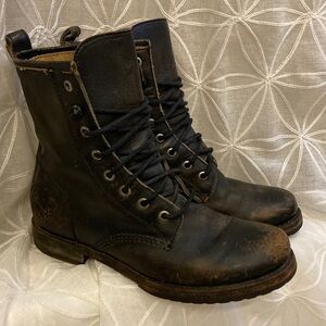Women’s Frye Lace Up Leather Boots
